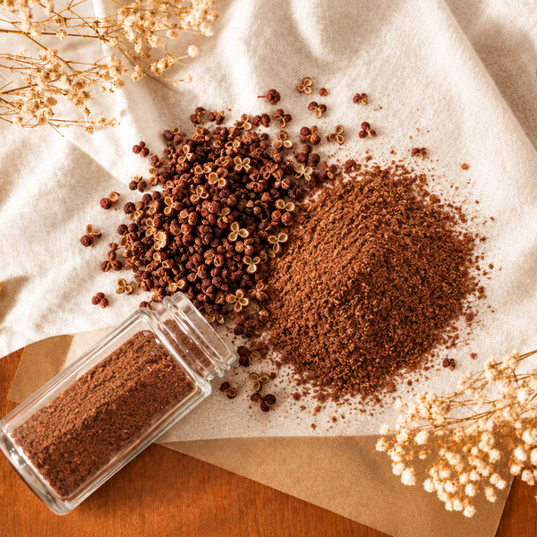 Szechuan peppercorn and powder styled product image